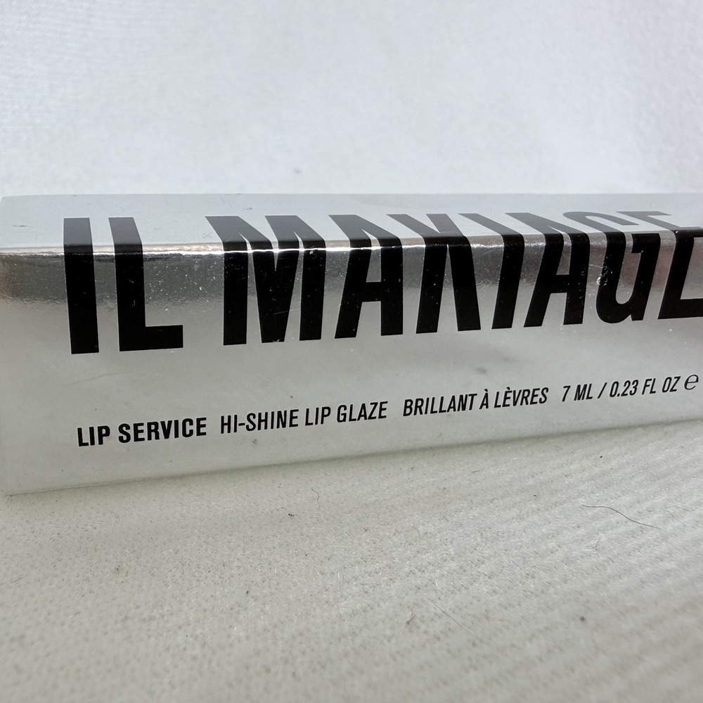Il Makiage Service Lip Gloss - Clear Glaze - PDA Full Size Hi-Shine 571 -0.23oz.